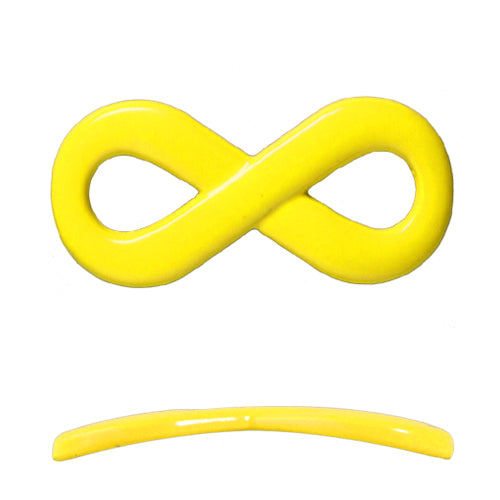Achat lien infini pour bracelet jaune 20x35mm (1)