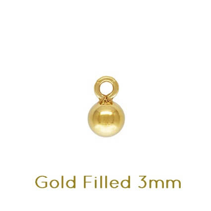 Kaufen Sie Perlen in der Schweiz Perle rund 3mm Anhänger GOLD FILLED (x1)