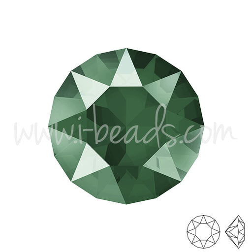 Kaufen Sie Perlen in der Schweiz Swarovski 1088 xirius chaton crystal royal green 8mm-SS39 (3)