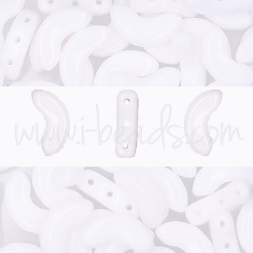 Kaufen Sie Perlen in der Schweiz Arcos par Puca 5x10mm opaque white (10g)