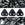 Perlengroßhändler in der Schweiz 2 Loch Perlen CzechMates triangle hematite 6mm (10g)