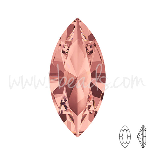 Kaufen Sie Perlen in der Schweiz Swarovski 4228 navette blush rose 15x7mm (1)