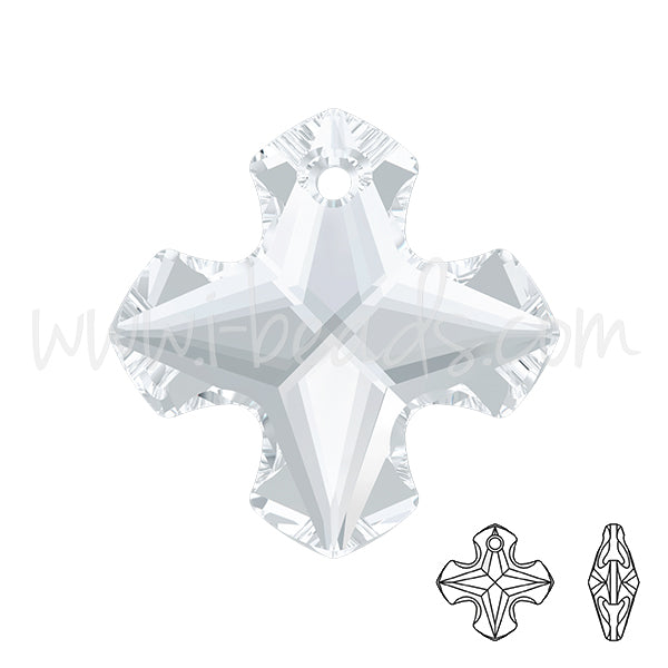 Pendentif croix grecque Swarovski 6867 crystal 14mm (1)