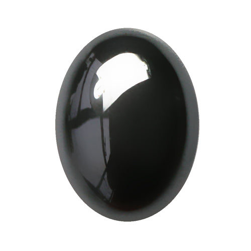 Kaufen Sie Perlen in der Schweiz Ovale cabochon hematite 18x13mm (1)