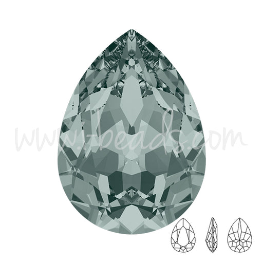 Achat Cristal Swarovski 4320 black diamond 18x13mm (1)