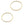 Perlengroßhändler in der Schweiz Geschlossene Verbindungsringe gestreift- Vergoldete schöne Qualität 20mm - int Durchm.: 18mm (2)