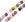 Perlengroßhändler in der Schweiz Mehrfarbige gemischte Edelsteine 8mm (1 strang)