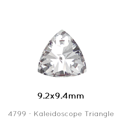 Kaufen Sie Perlen in der Schweiz Swarovski 4799 Kaleidoscope Triangle Fancy Stone Crystal Foiled 9,2x9,4mm (2)