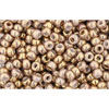 Kaufen Sie Perlen in der Schweiz cc1700 - Toho rocailles perlen 11/0 gilded marble white (10g)