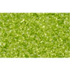 cc4 - Toho rocailles perlen 11/0 transparent lime green (10g)