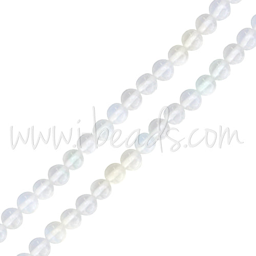 OPalite Runde Perlen 4mm am Strang (1)