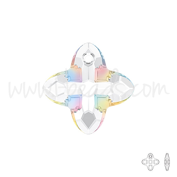 Pendentif Swarovski 6868 cross tribe crystal AB Z 14mm (1)