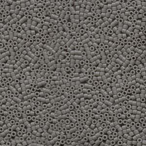 Kaufen Sie Perlen in der Schweiz DB731 -11/0 delica bead opaque GRAY- 1,6mm - Hole : 0,8mm (5gr)