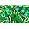 Mix de perles Toho wasabi-green (10g)