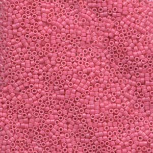 Achat DB1371 - 11/0 Dyed opaque Rose- 1,6mm - Hole : 0,8mm (5gr)