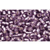 cc39f - perles de rocaille Toho 11/0 silver-lined frosted light tanzanite (10g)