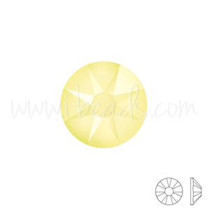 Kaufen Sie Perlen in der Schweiz Strass Swarovski 2088 flat back crystal powder yellow ss16-3.9mm (60)