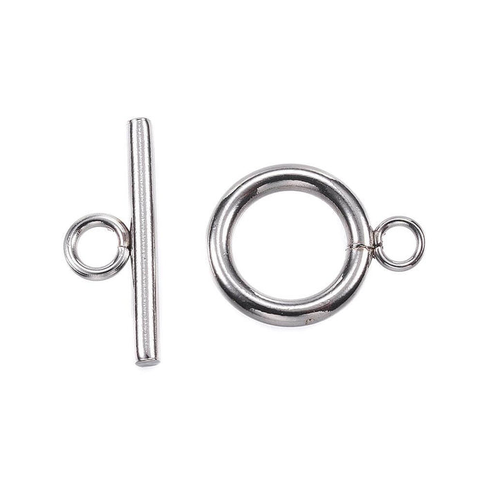 Verschluss T Edelstahl RHODIUM 16 mm und T-Bar 18mm (1)