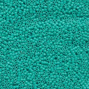Achat DB793 -11/0 delica bead opaque MATTE TURQUOISE- 1,6mm - Hole : 0,8mm (5gr)