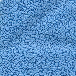 DB725 -11/0 delica bead opaque TURQUOISE- 1,6mm - Hole : 0,8mm (5gr)