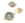 Perlengroßhändler in der Schweiz Verbinder Perlmutt Paua gecrimpt vergoldet 12 mm (1)