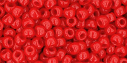 cc45a - perles de rocaille Toho 8/0 opaque cherry (10g)