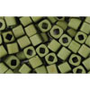 cc617 - Toho cube perlen 3mm matte colour dark olive (10g)