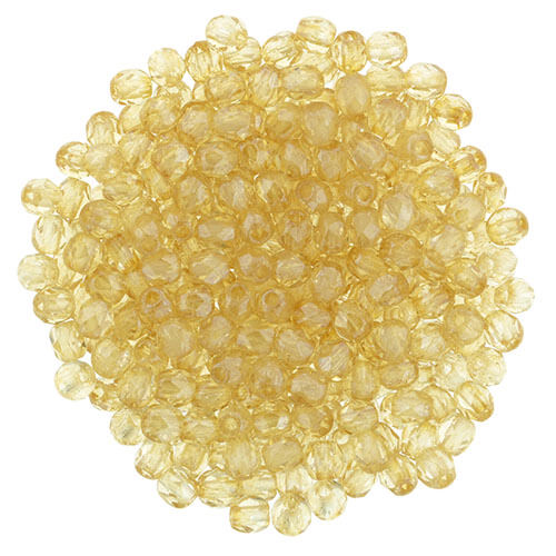 Kaufen Sie Perlen in der Schweiz Glasschliffperlen CHAMPAGNE 2mm (30)