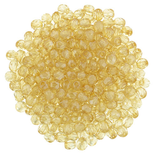 Achat Perles facettes de boheme champagne 2mm (30)