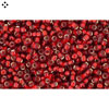 cc25cf - perles de rocaille Toho 15/0 silver lined frosted ruby(5g)