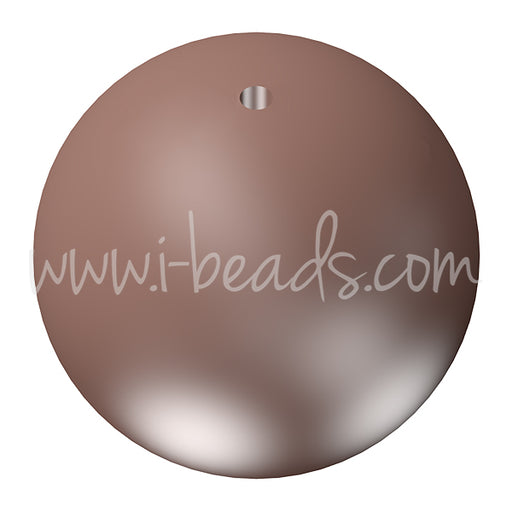 Kaufen Sie Perlen in der Schweiz 5810 Swarovski crystal velvet brown pearl 10mm (10)