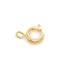 Kaufen Sie Perlen in der Schweiz Federringverschluss Goldfarben 6mm (5)