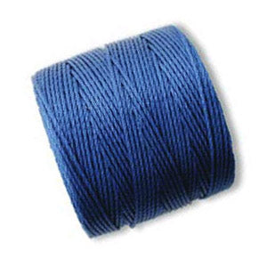 Kaufen Sie Perlen in der Schweiz S-lon Nylon Garn blau 0.5mm 70m (1)