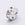 Perlengroßhändler in der Schweiz Strass rondell crystal aus silberfarbenem metall 8mm (2)