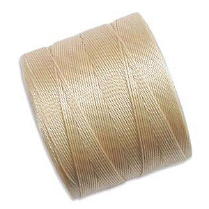 Fil nylon S-lon extra fin tressé beige 0.20mm 262m (1)