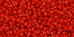 cc45 - perles de rocaille Toho 15/0 opaque pepper red (5g)