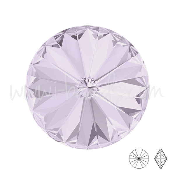 Cristal Swarovski rivoli 1122 smoky mauve 12mm (1)