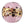 Perlengroßhändler in der Schweiz Murano Glasperle Linse Pink Leopard 20mm (1)