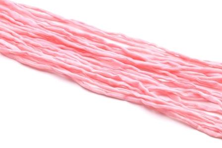 Handgefärbte echte Seidenschnur PINK 2mm(1m)