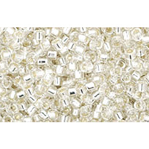 Kaufen Sie Perlen in der Schweiz cc21 - Toho treasure perlen 11/0 silver lined crystal (5g)