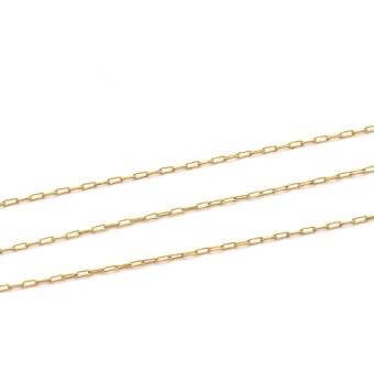 Kaufen Sie Perlen in der Schweiz Magische Kette aus Edelstahl GOLD 0,5 mm (50 cm)