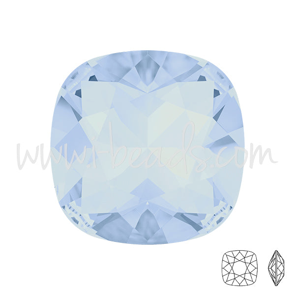 Cristal Swarovski 4470 carré air blue opal 10mm (1)