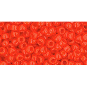 cc50 - Toho rocailles perlen 8/0 opaque sunset orange (10g)