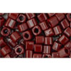 Kaufen Sie Perlen in der Schweiz cc46 - Toho cube perlen 3mm opaque oxblood (10g)