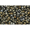 cc83f - perles de rocaille Toho 11/0 frosted métallic iris brown (10g)