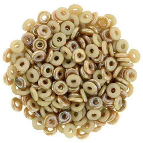 Kaufen Sie Perlen in der Schweiz O beads 1x3.8mm Antique Beige Celsian heishi (5g)