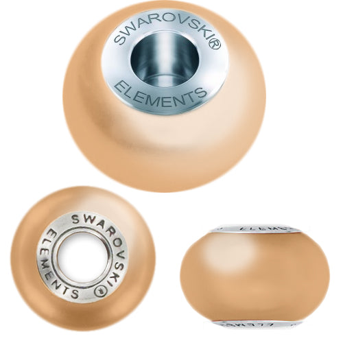 Kaufen Sie Perlen in der Schweiz 5890 Swarovski becharmed crystal rose peach pearl 14mm (1)