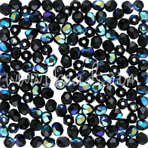 Kaufen Sie Perlen in der Schweiz Glasschliffperlen jet ab 3mm (50)