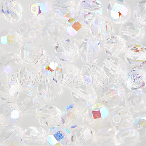 Kaufen Sie Perlen in der Schweiz Glasschliffperlen crystal ab 6mm (50)