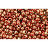 Kaufen Sie Perlen in der Schweiz cc1708 - Toho rocailles perlen 11/0 gilded marble red (10g)